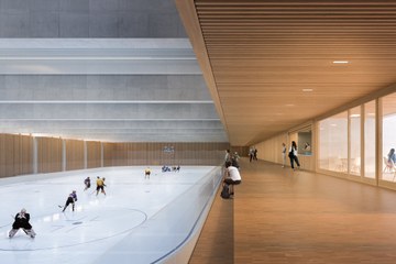 Visualisierung Eishalle. Vergrösserte Ansicht