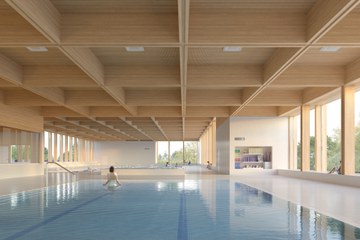 Visualisierung Nichtschwimmerbecken. Vergrösserte Ansicht