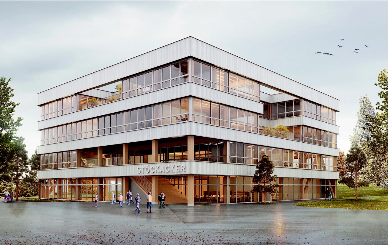 Visualisierung Neubau Volksschule Stöckacker