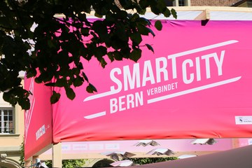 Digitaltag Stand Innenhof. Vergrösserte Ansicht