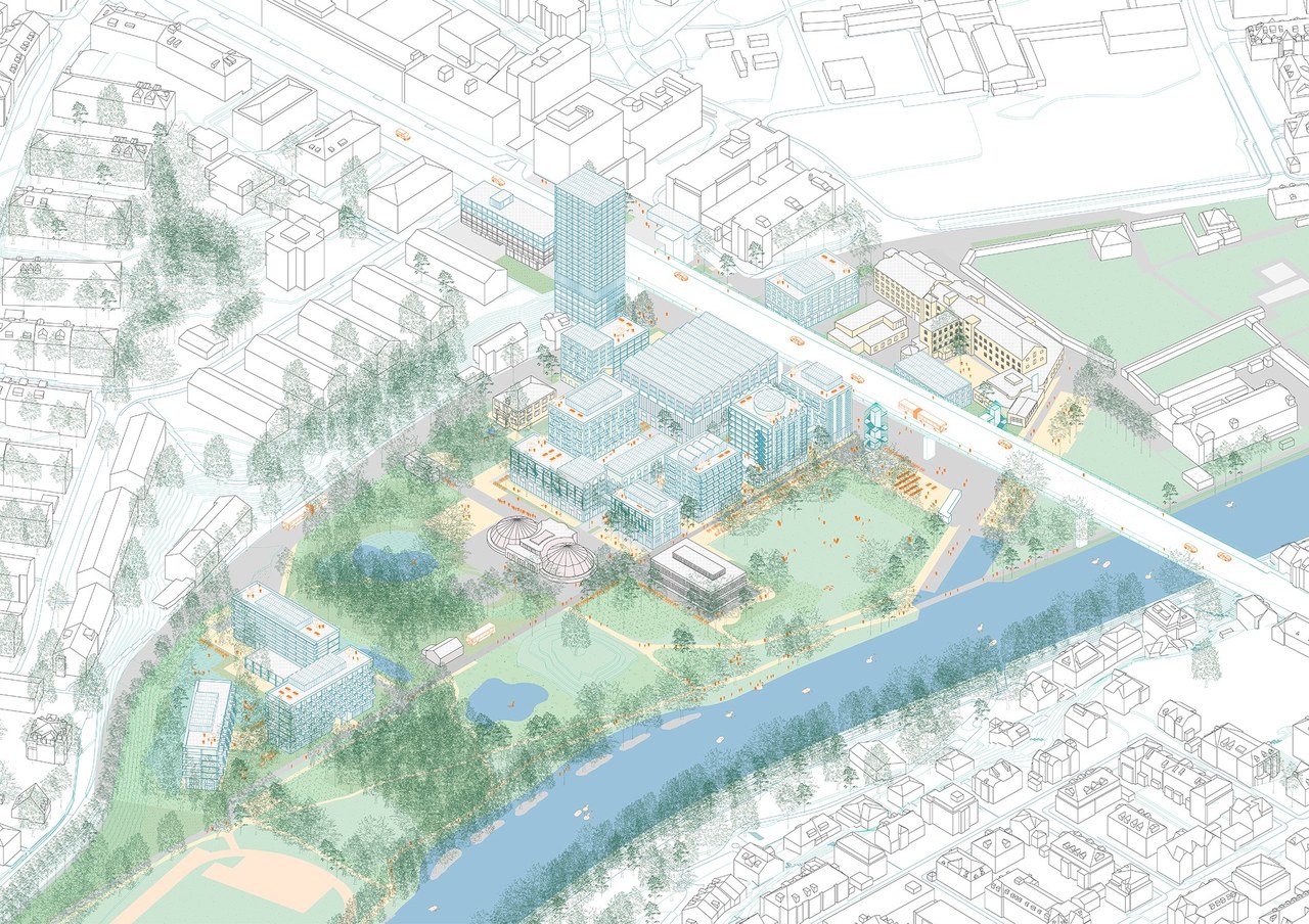 Visualisierung Richtprojekt Gaswerkareal