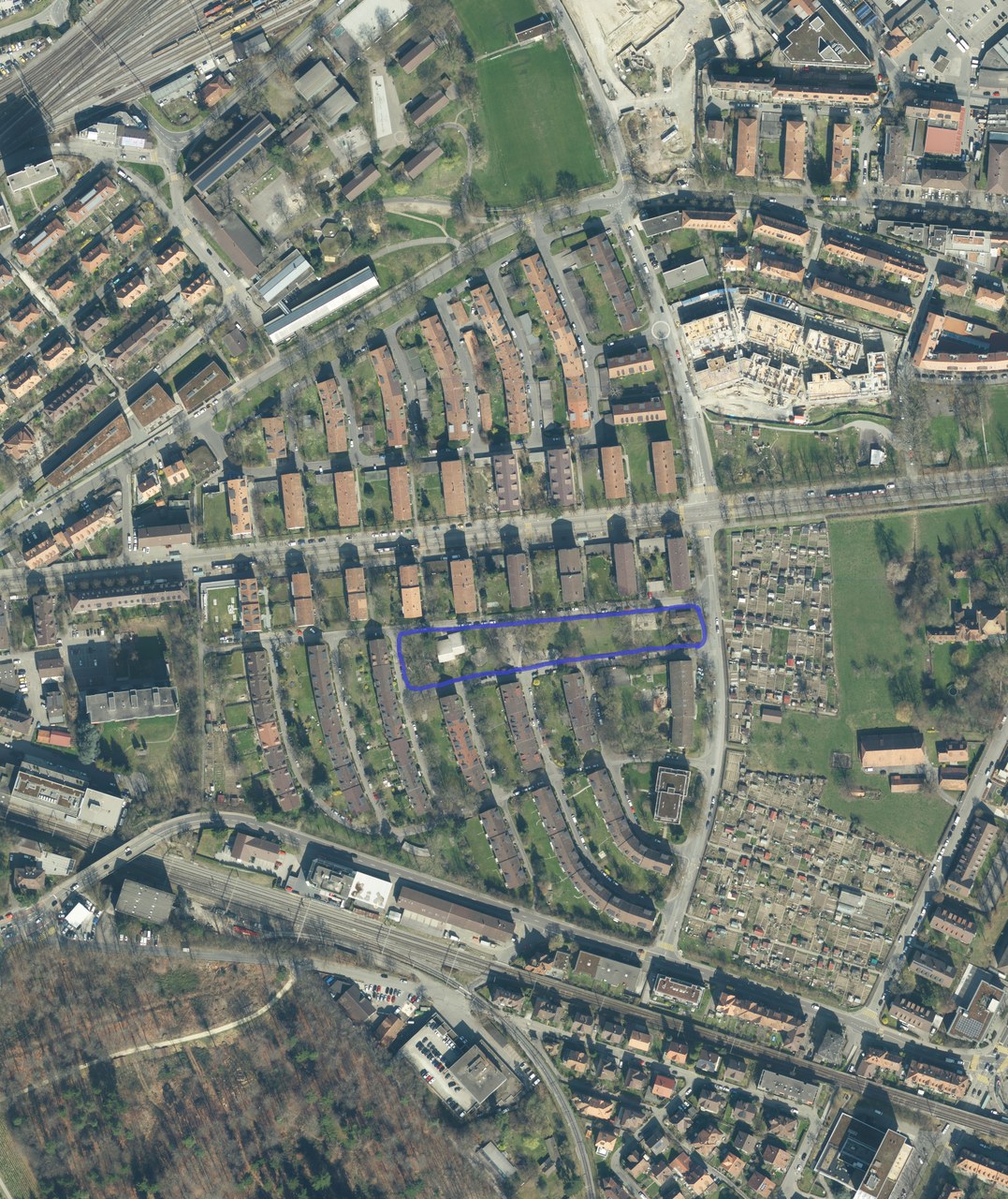 Planungsperimeter Schlossmattstrasse 7 und 9