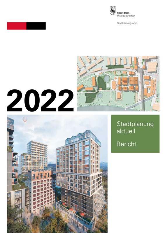 Titelblatt Bericht Stadtplanung aktuell 2022