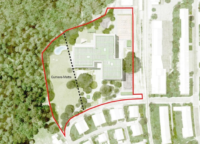 Schulhaus Weissenbühl und Freiraum «Gumere-Matte»