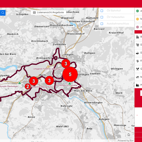 Online-Tool Wirtschaftsflächen