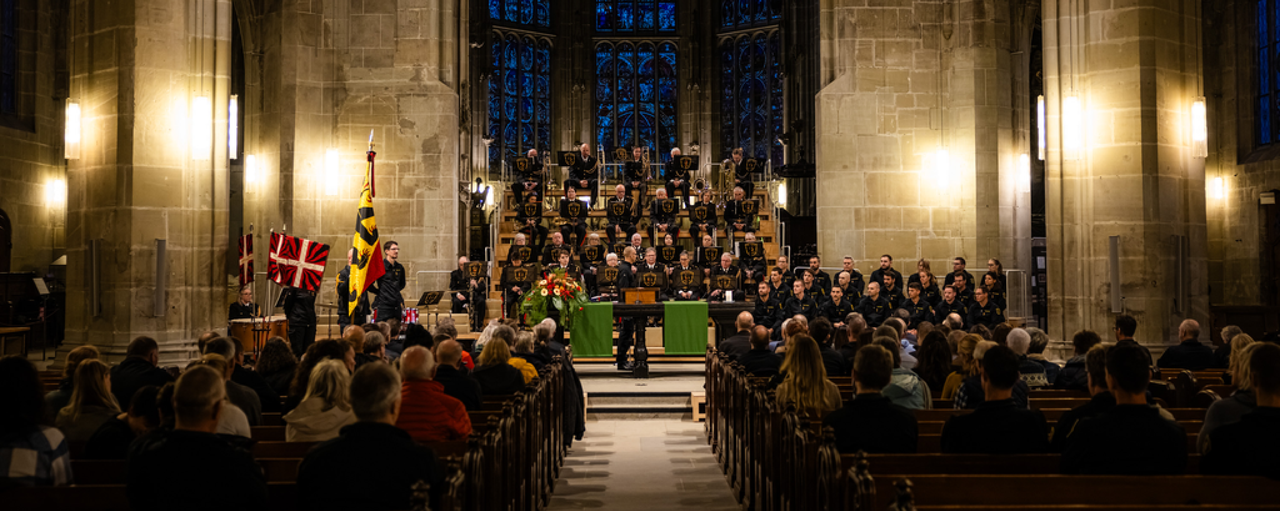 Die Feuerwehrharmonie im Münster