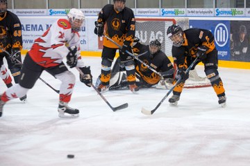 Eishockey. Vergrösserte Ansicht