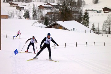 Langlauf Ski. Vergrösserte Ansicht