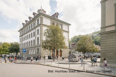 Schulhaus Matte. © Hochbau Stadt Bern. Aufnahme: Simon von Gunten