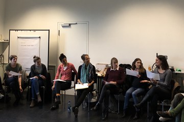 Workshop zum Critical Whiteness (SUB). Vergrösserte Ansicht