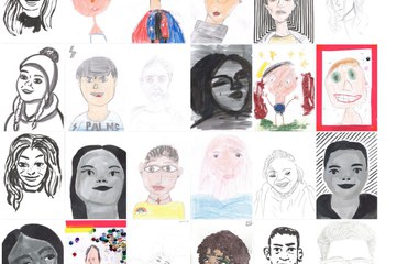 Kidswest: Selbstporträts von Menschen, die sich stark machen für eine Welt ohne Rassismus.. Vergrösserte Ansicht