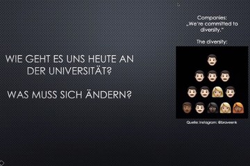 Die Studierendenschaft der Universität Bern (SUB) hat zwei Workshops und Podiumsdiskussionen zum Thema «Rassismus an der Universität» durchgeführt.. Vergrösserte Ansicht