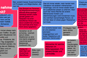 «Wir alle sind Bern» veranstaltete online ein «CosmoPolis Café» zu den Themen Privilegien, Rassismus und Kolonialismus.. Vergrösserte Ansicht