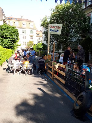 Neuer Quartierbalkon im Beaumont Quartier