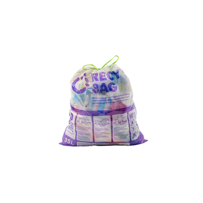 Bild gefüllter RecyBag 35 Liter