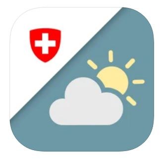 Abbildung Ikon der Meteoschweiz-App