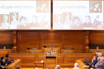 Input zur Veranstaltung. Vergrösserte Ansicht