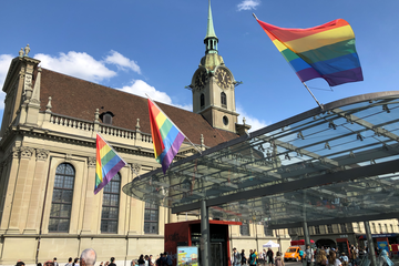 Baldachin Hauptbahnhof Bern. Vergrösserte Ansicht