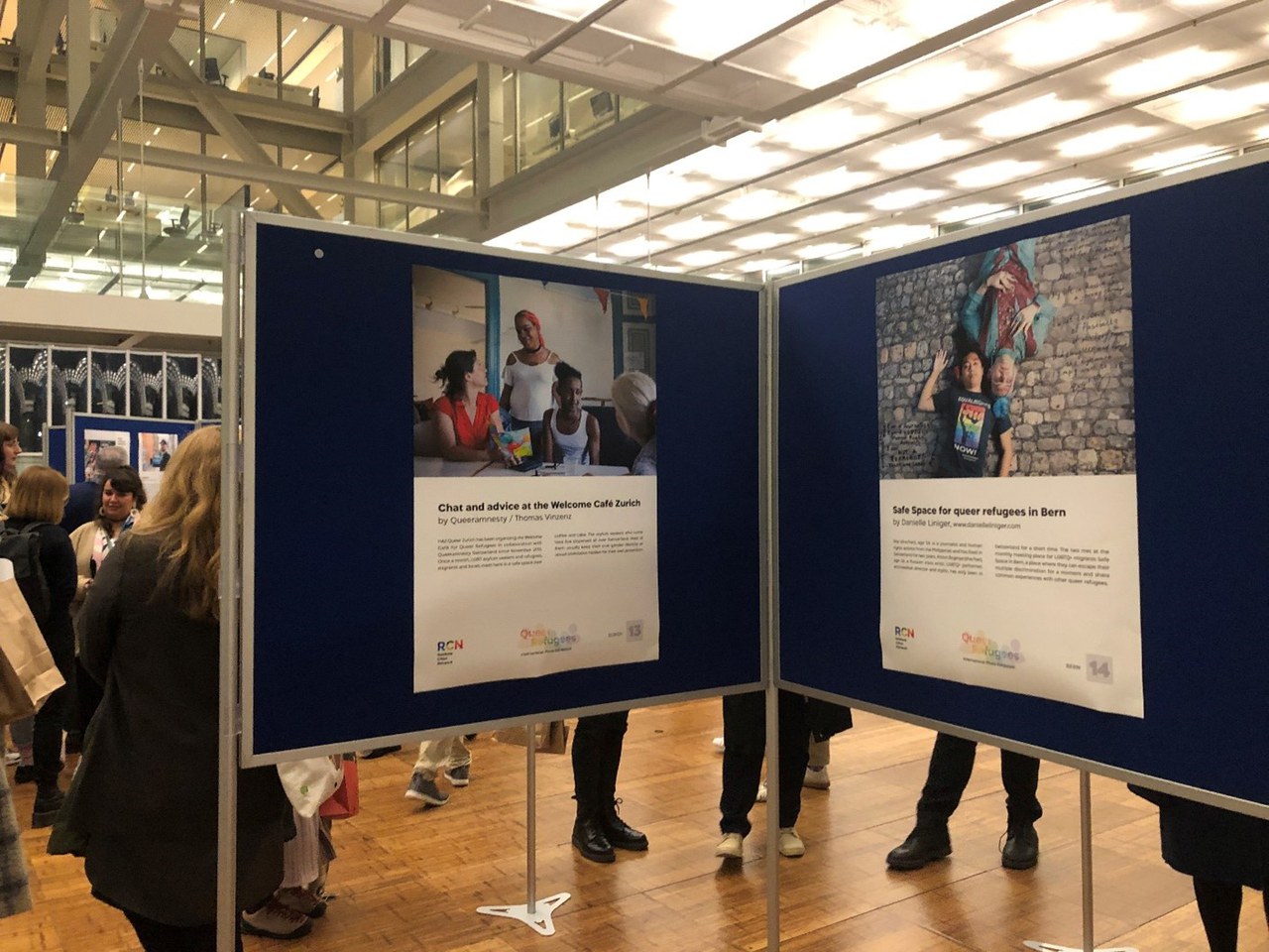 Eröffnungsanlass der RCN Fotoausstellung 2022 «Queer Refugees» in Rotterdam