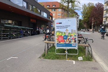 Plakat Mittelstrasse Länggasse. Vergrösserte Ansicht
