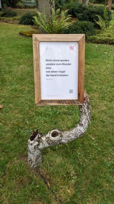 Besinnungsweg 2023 Station 2