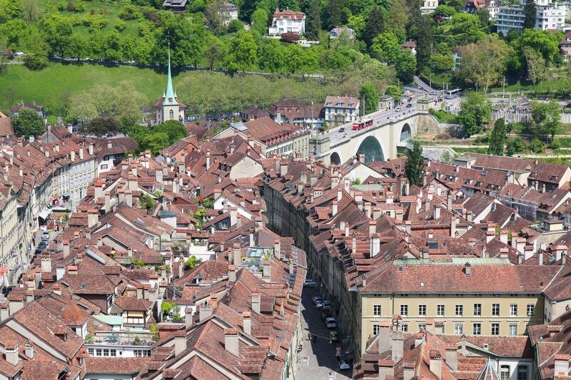 Luftaufnahme der unteren Altstadt