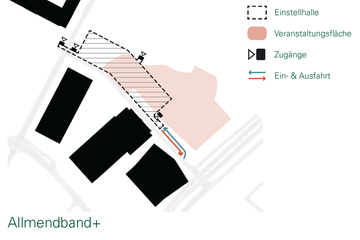 Parkierung 2-geschossig Team Vulkan. Vergrösserte Ansicht
