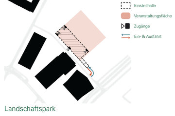 Parkierung 3-geschossig Team Vulkan. Vergrösserte Ansicht