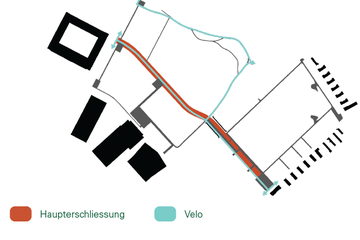Durchwegung Grafik Team Extra. Vergrösserte Ansicht