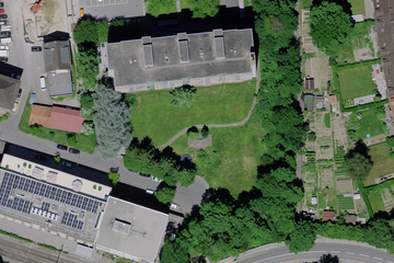 Luftaufnahme der Freiburgstrasse 139e. Vergrösserte Ansicht