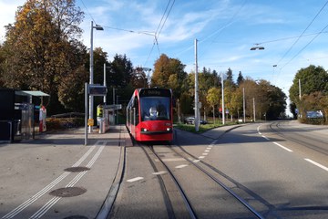 Tramwendeschlaufe. Vergrösserte Ansicht