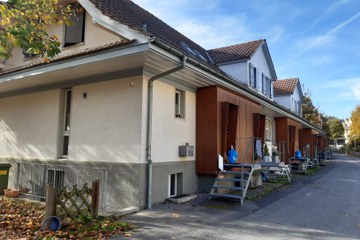 Reiheneinfamilienhäuser Brünnackerstrasse. Vergrösserte Ansicht