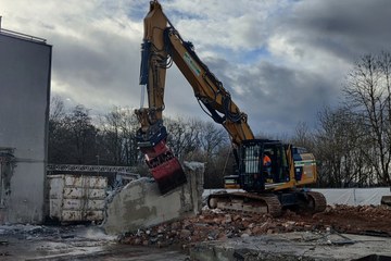 Impressionen Baustelle 2. Vergrösserte Ansicht