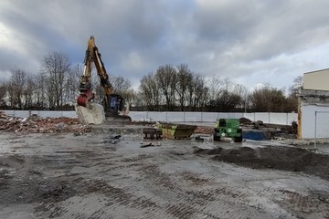 Impressionen Baustelle 2. Vergrösserte Ansicht