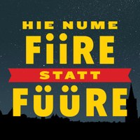 Slogan Feuerwerkverbot (Format quadrat)