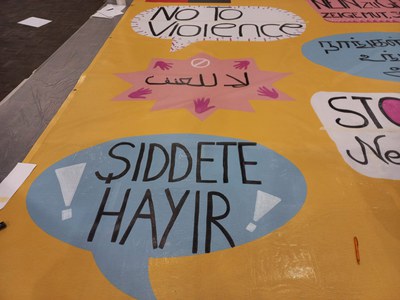 Banner Schriftblasen