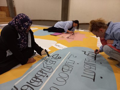 Beschriftung auf Tamilisch