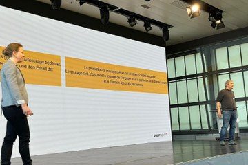Beispielschulung von Tür an Tür mit Giorgio Andreoli und Eva Hauser. Vergrösserte Ansicht