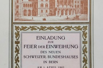 Feier zur Einweihung des neuen Bundeshauses 1902. Vergrösserte Ansicht