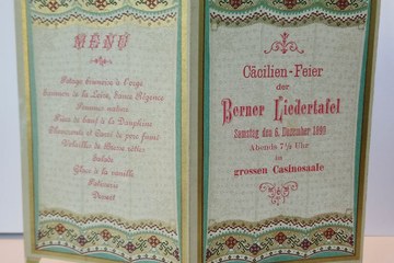 Programm Cäcilienfeier 1890. Vergrösserte Ansicht