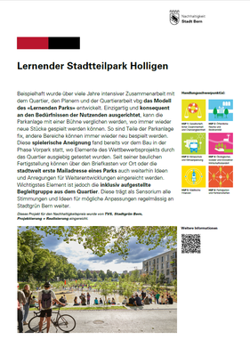 Lernender Stadtteilpark Holligen