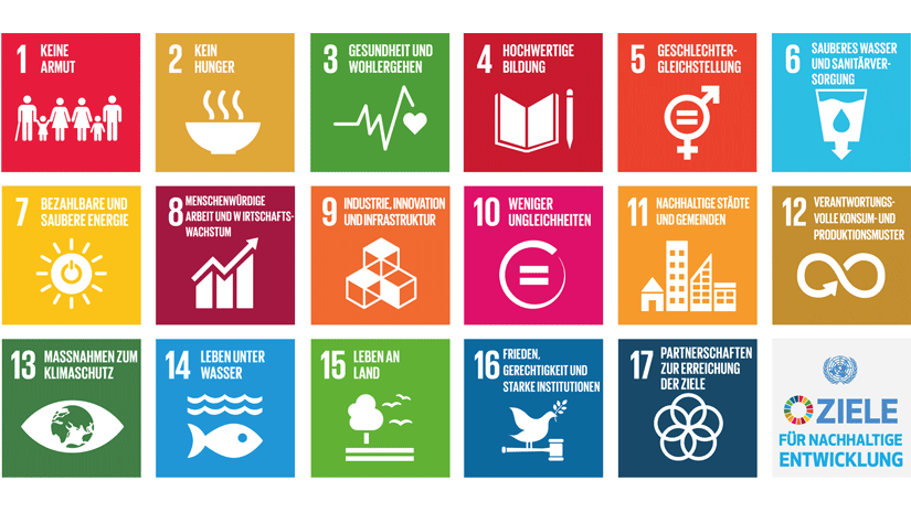 17 Ziele für nachhaltige Entwicklung