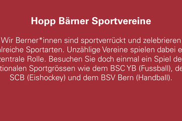 Hopp Bärner Sportvereine. Vergrösserte Ansicht