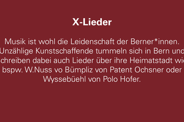 X-Lieder. Vergrösserte Ansicht